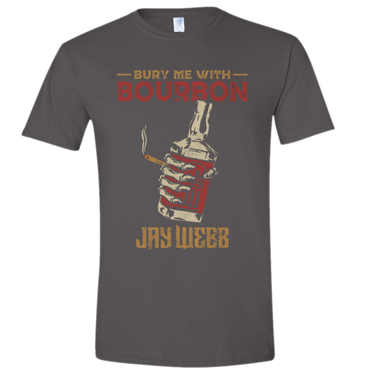 Charcoal Bury Me With Bourbon Tee